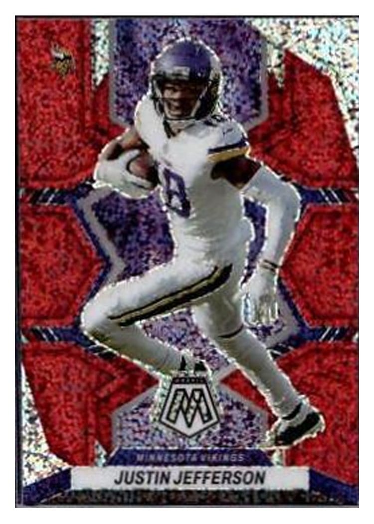 2022 Panini Mosaic Base Set Justin Jefferson #129 card