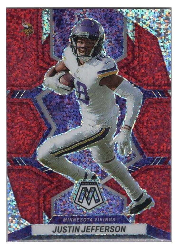 2022 Panini Mosaic Base Set Justin Jefferson #129 card