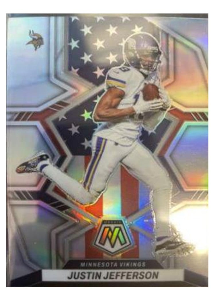 2022 Panini Mosaic Base Set Justin Jefferson Silver #264 card