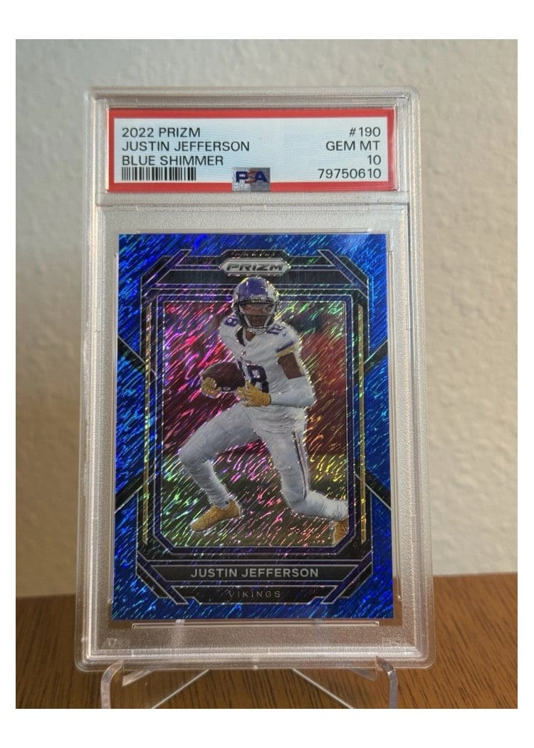 2022 Panini Prizm Base Set Justin Jefferson #190 card