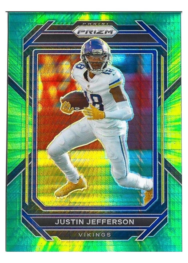 2022 Panini Prizm Base Set Justin Jefferson #190 card