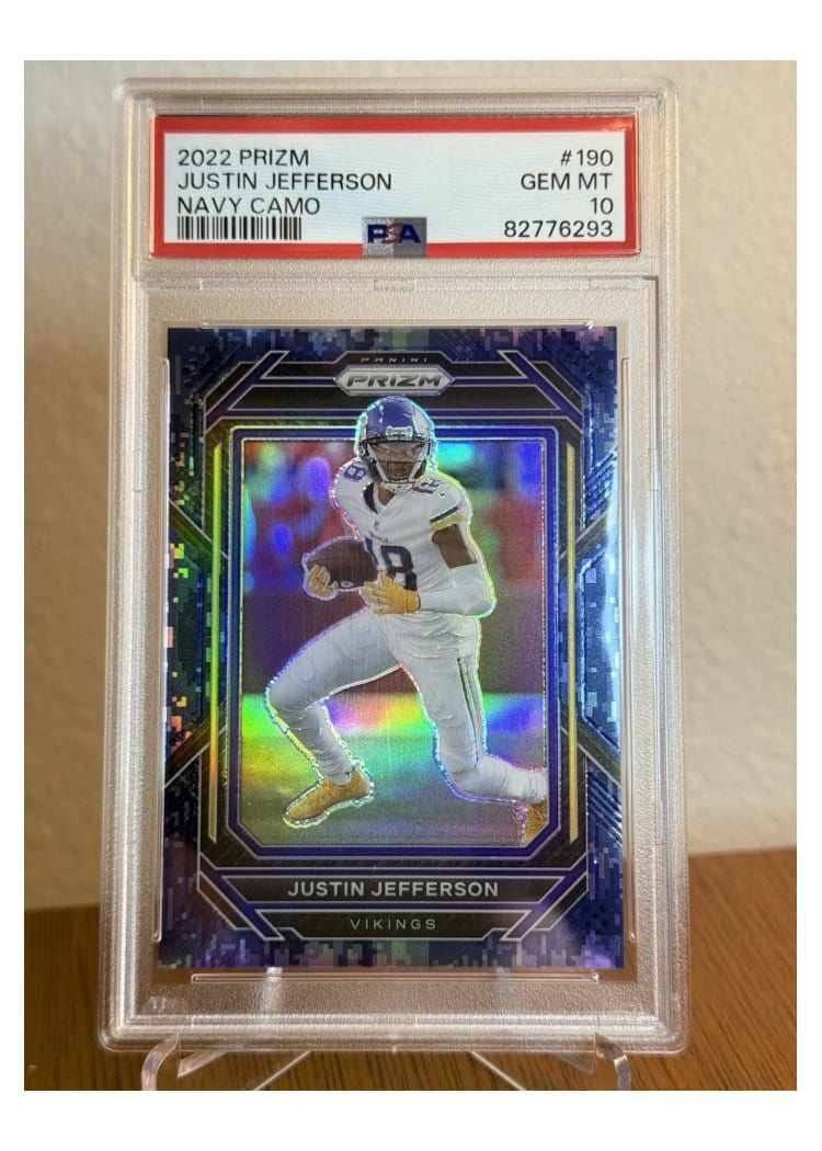 2022 Panini Prizm Base Set Justin Jefferson #190 card