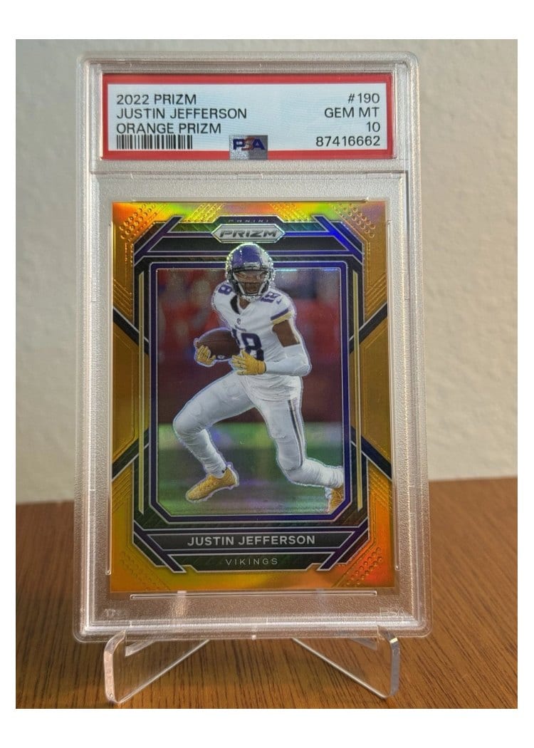2022 Panini Prizm Base Set Justin Jefferson #190 card