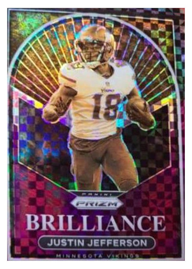 2022 Panini Prizm Base Set Justin Jefferson #190 card