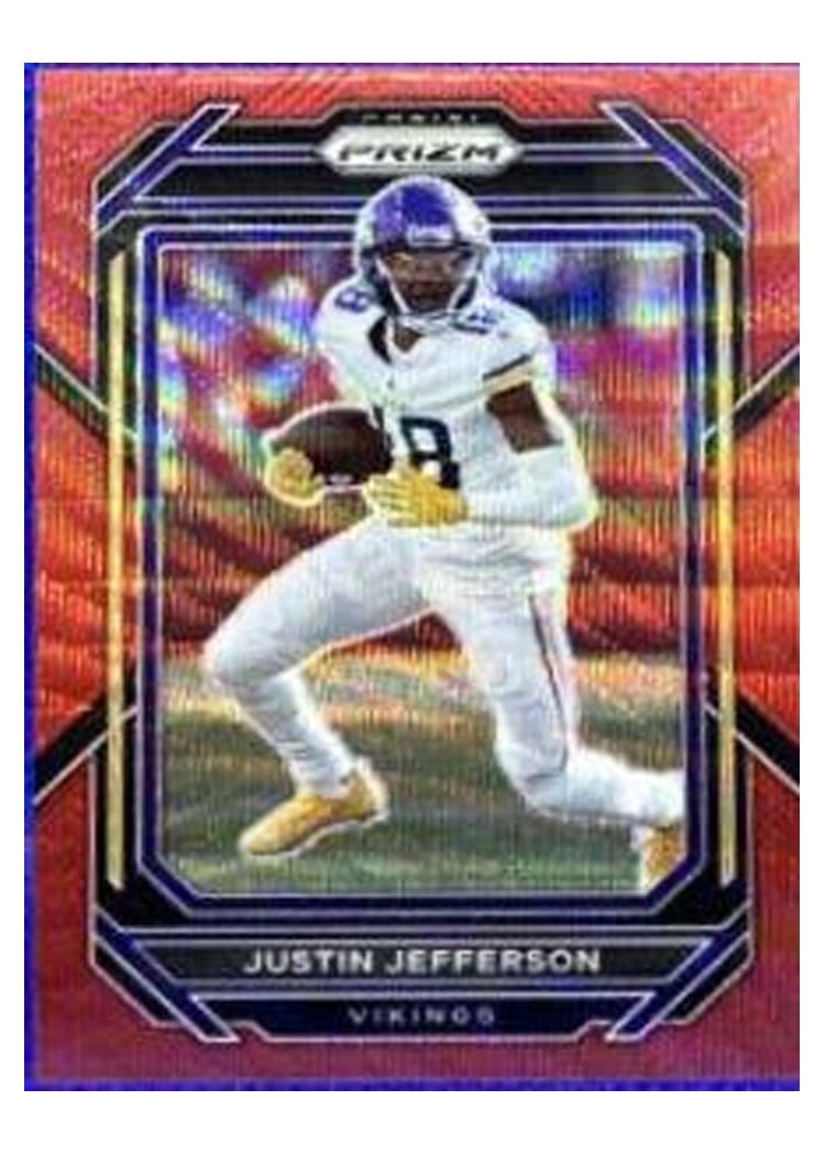 2022 Panini Prizm Base Set Justin Jefferson #190 card