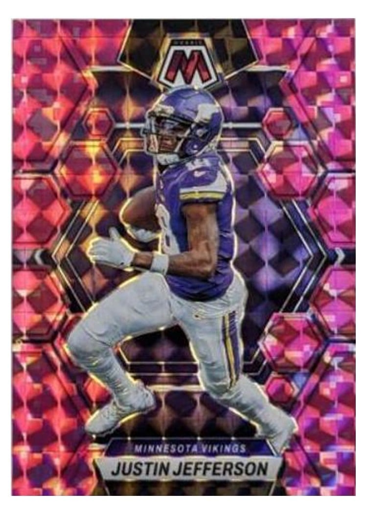2023 Panini Mosaic Base Set Justin Jefferson #152 card