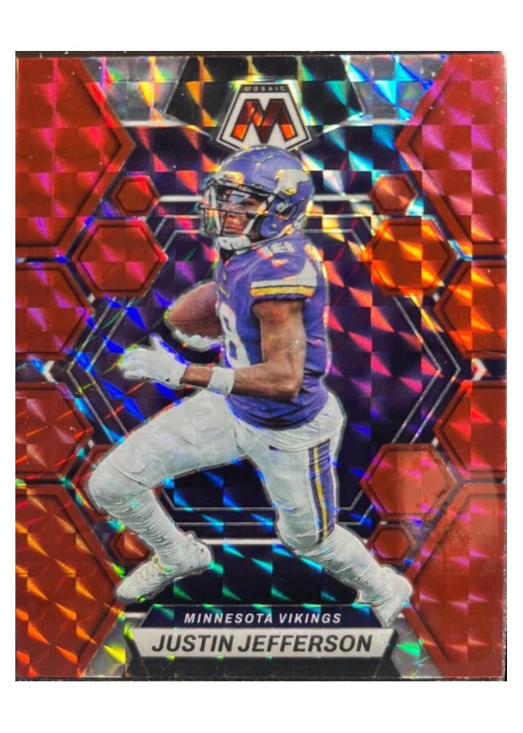 2023 Panini Mosaic Base Set Justin Jefferson #152 card