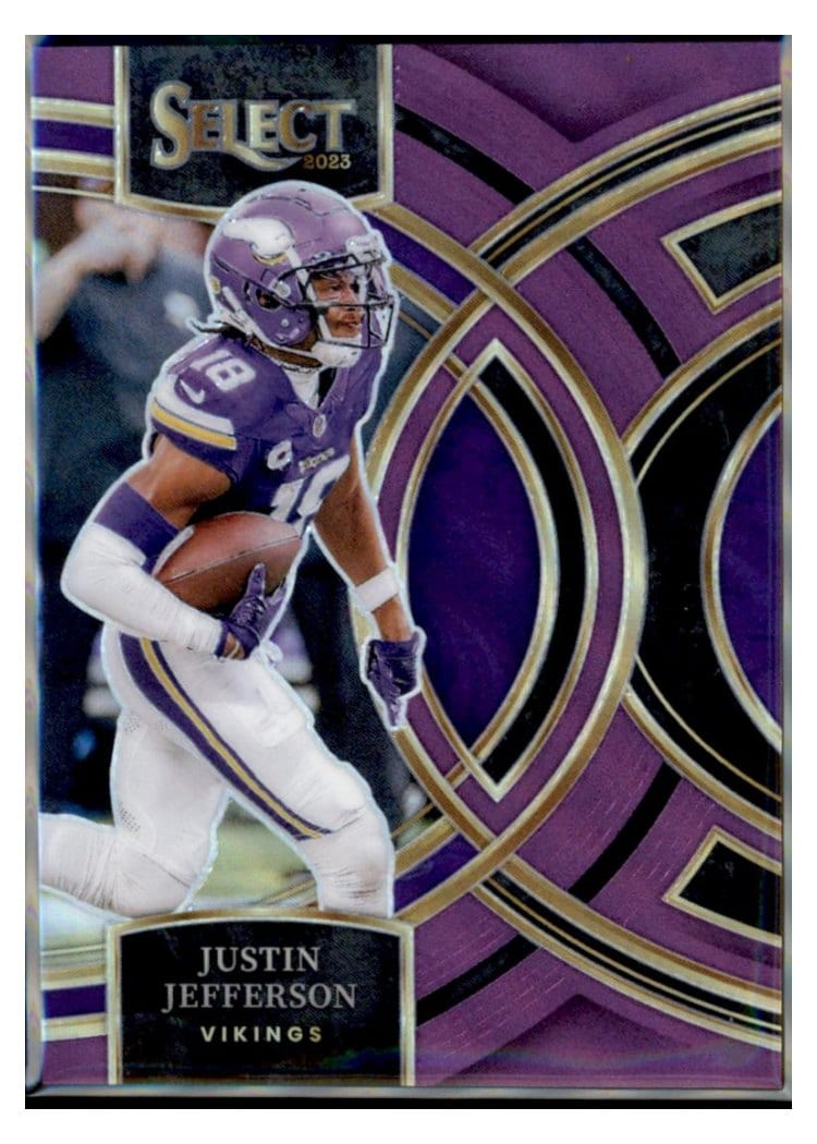 2023 Panini Select Base Set Justin Jefferson #175 card