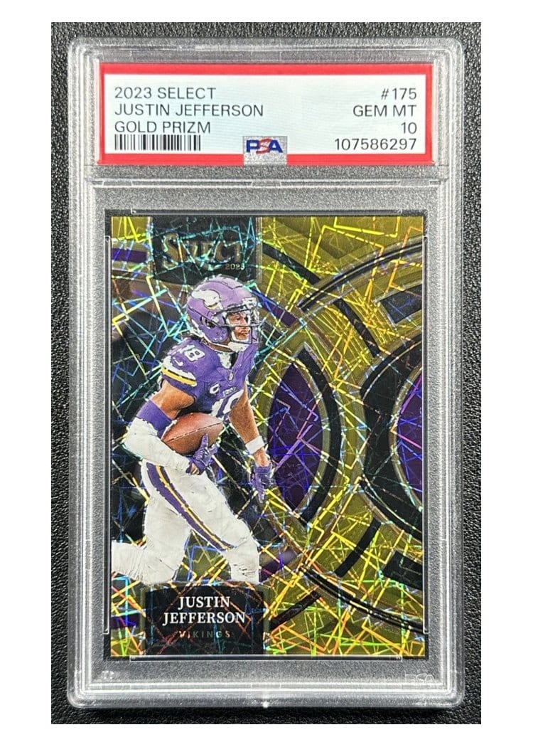 2023 Panini Select Base Set Justin Jefferson #175 card