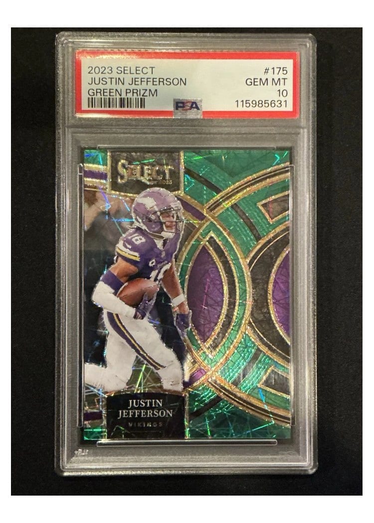 2023 Panini Select Base Set Justin Jefferson #175 card