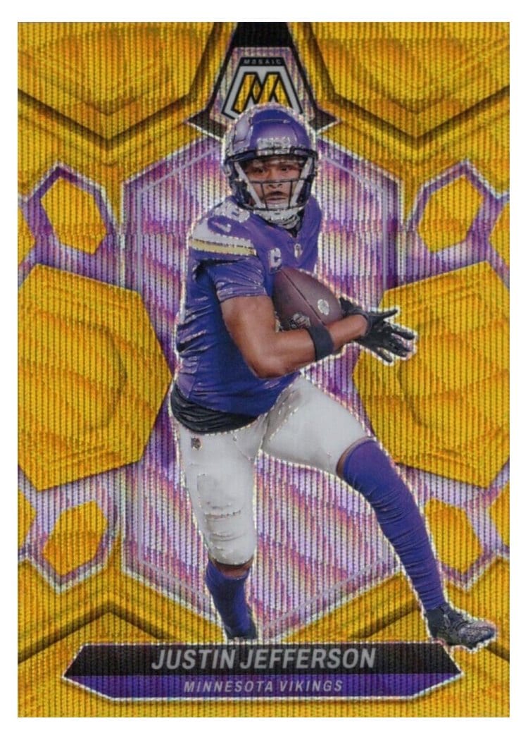 2024 Panini Mosaic Base Set Justin Jefferson #143 card