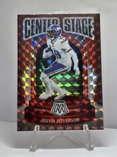 2024 Panini Mosaic Center Stage Mosaic Justin Jefferson #30 card