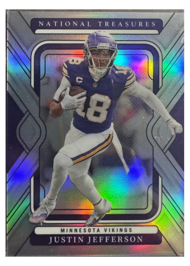 2024 Panini National Treasures Base Set Justin Jefferson #64 card