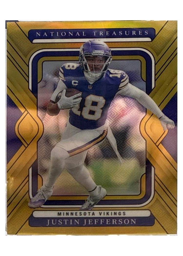 2024 Panini National Treasures Base Set Justin Jefferson #64 card