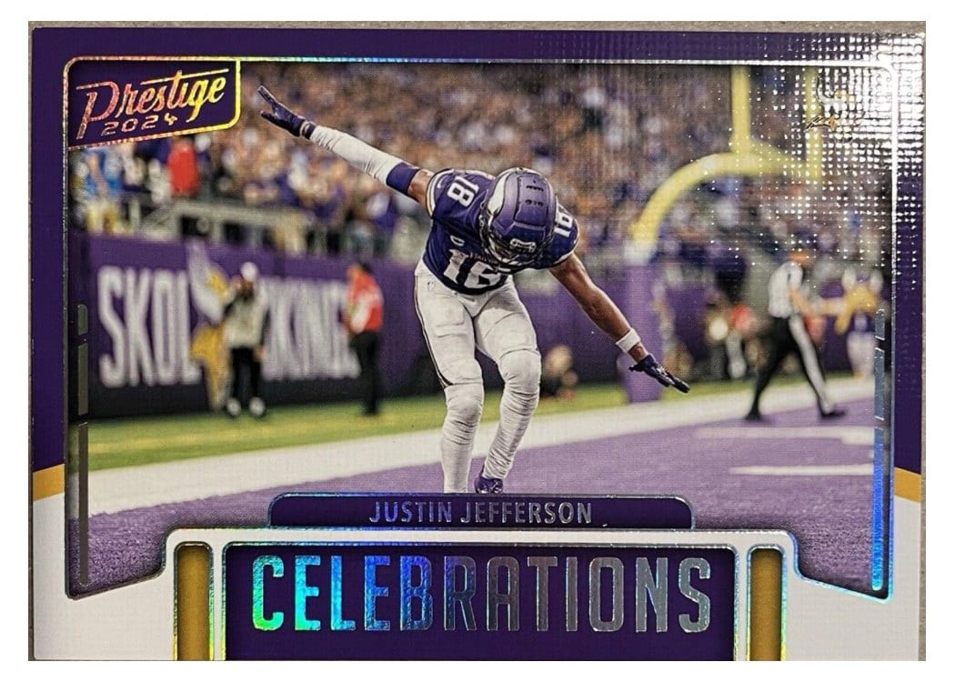 2024 Panini Prestige Celebrations Justin Jefferson #CEL-JJN card