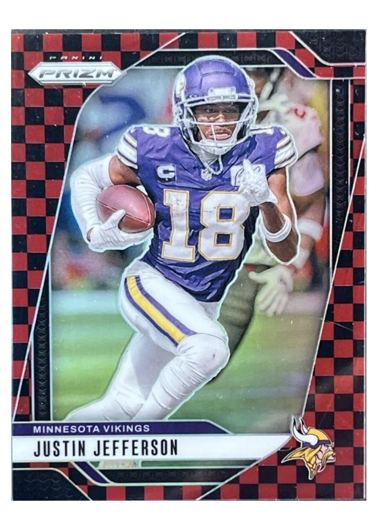 2024 Panini Prizm Base Set Justin Jefferson #187 card