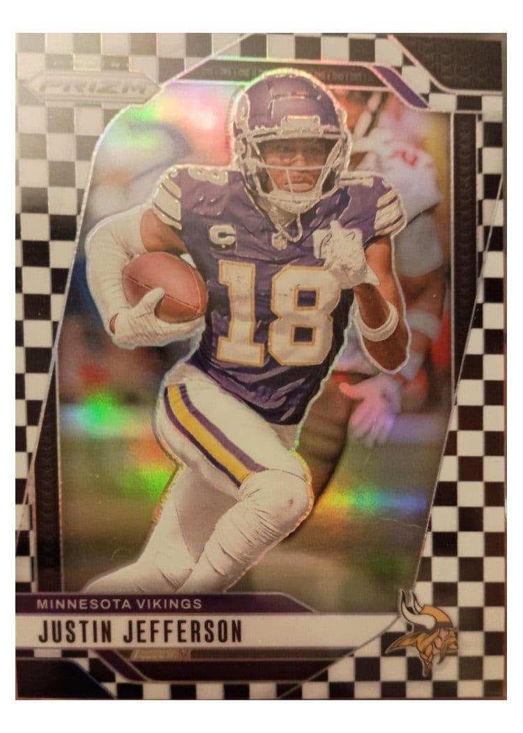 2024 Panini Prizm Base Set Justin Jefferson #187 card