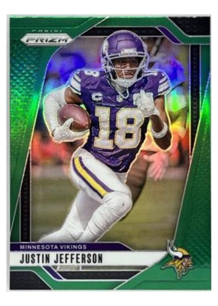 2024 Panini Prizm Base Set Justin Jefferson #187 card