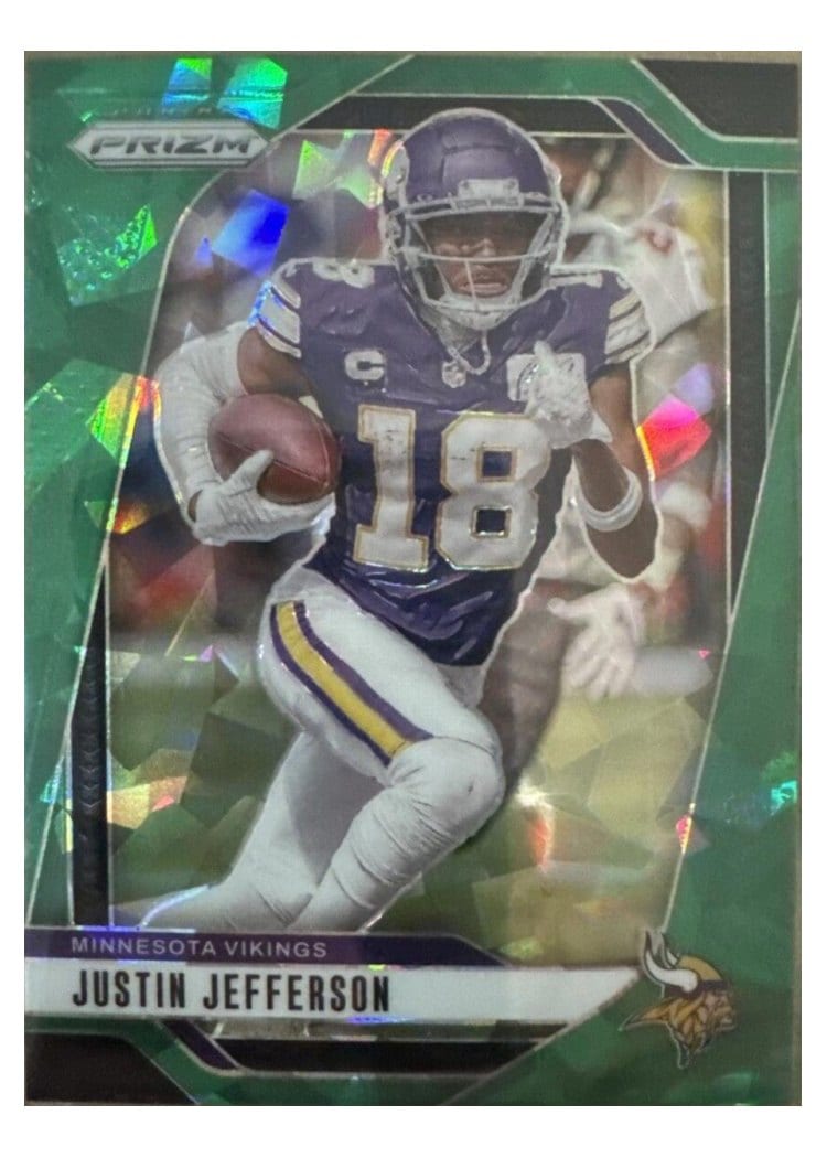 2024 Panini Prizm Base Set Justin Jefferson #187 card