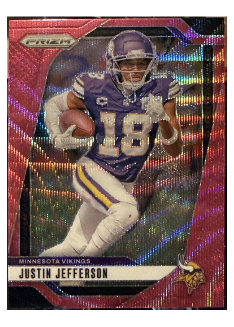 2024 Panini Prizm Base Set Justin Jefferson #187 card