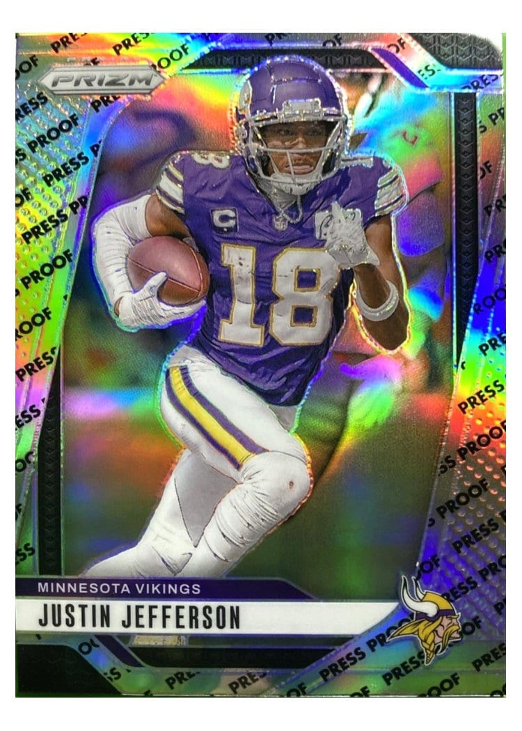 2024 Panini Prizm Base Set Justin Jefferson #187 card