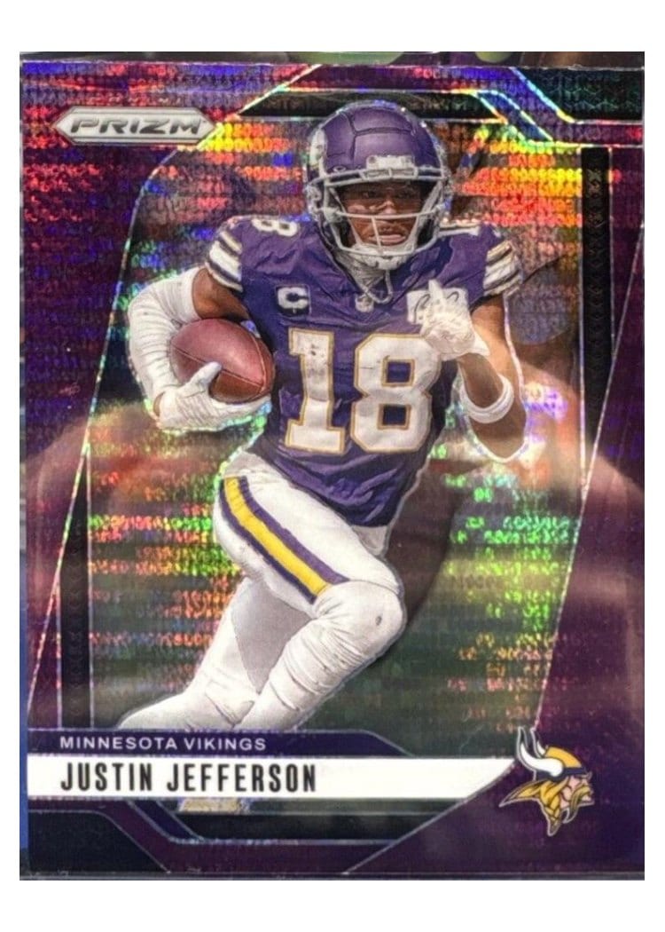 2024 Panini Prizm Base Set Justin Jefferson #187 card