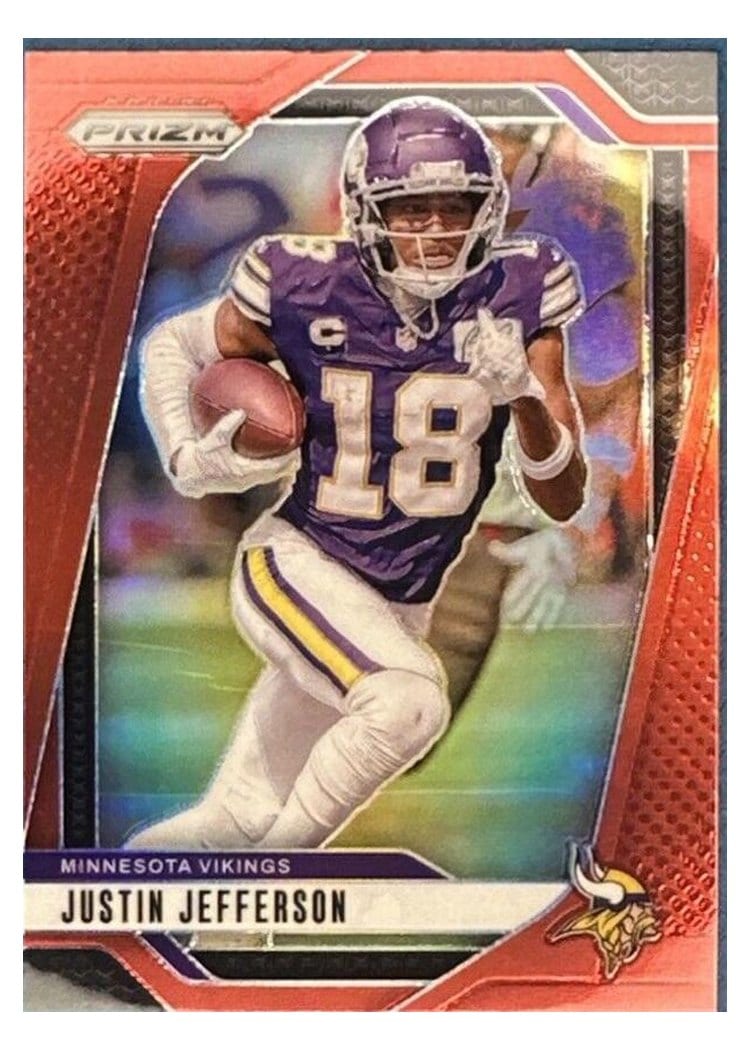 2024 Panini Prizm Base Set Justin Jefferson #187 card