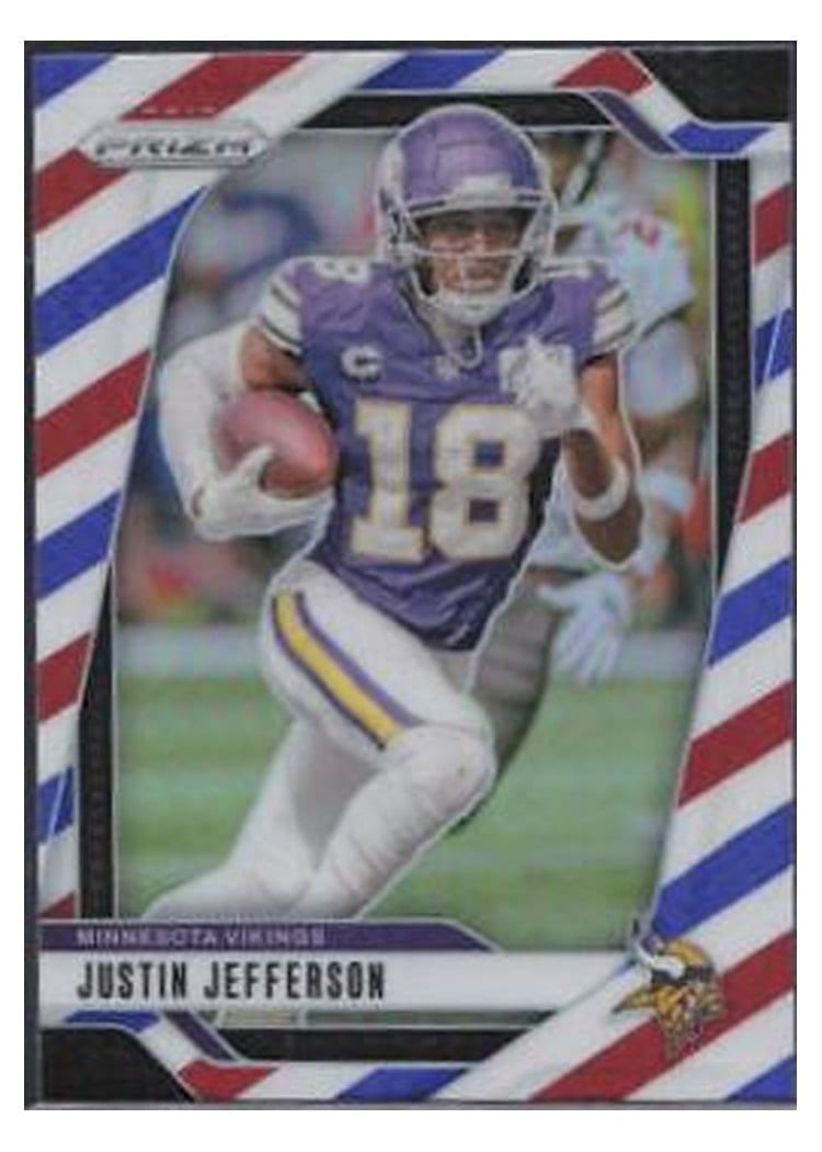 2024 Panini Prizm Base Set Justin Jefferson #187 card