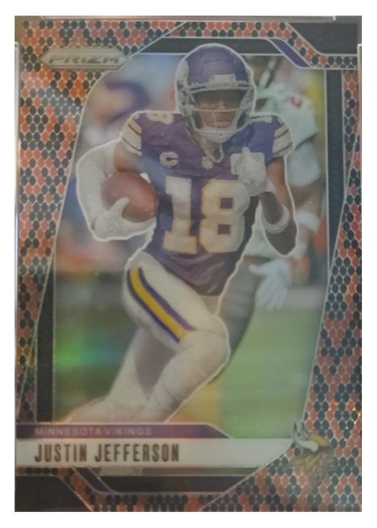 2024 Panini Prizm Base Set Justin Jefferson #187 card