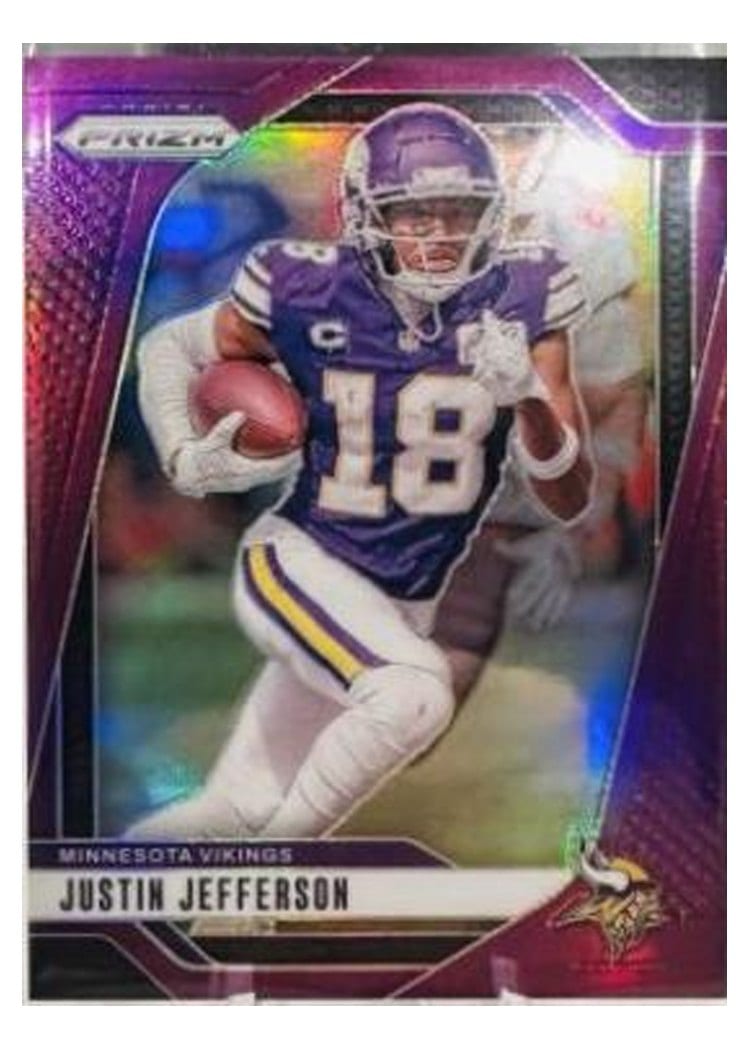 2024 Panini Prizm Base Set Justin Jefferson #187 card