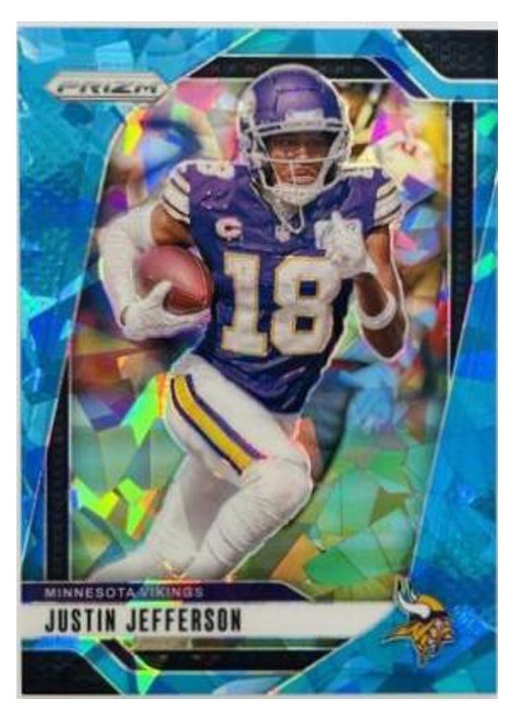 2024 Panini Prizm Base Set Justin Jefferson #187 card