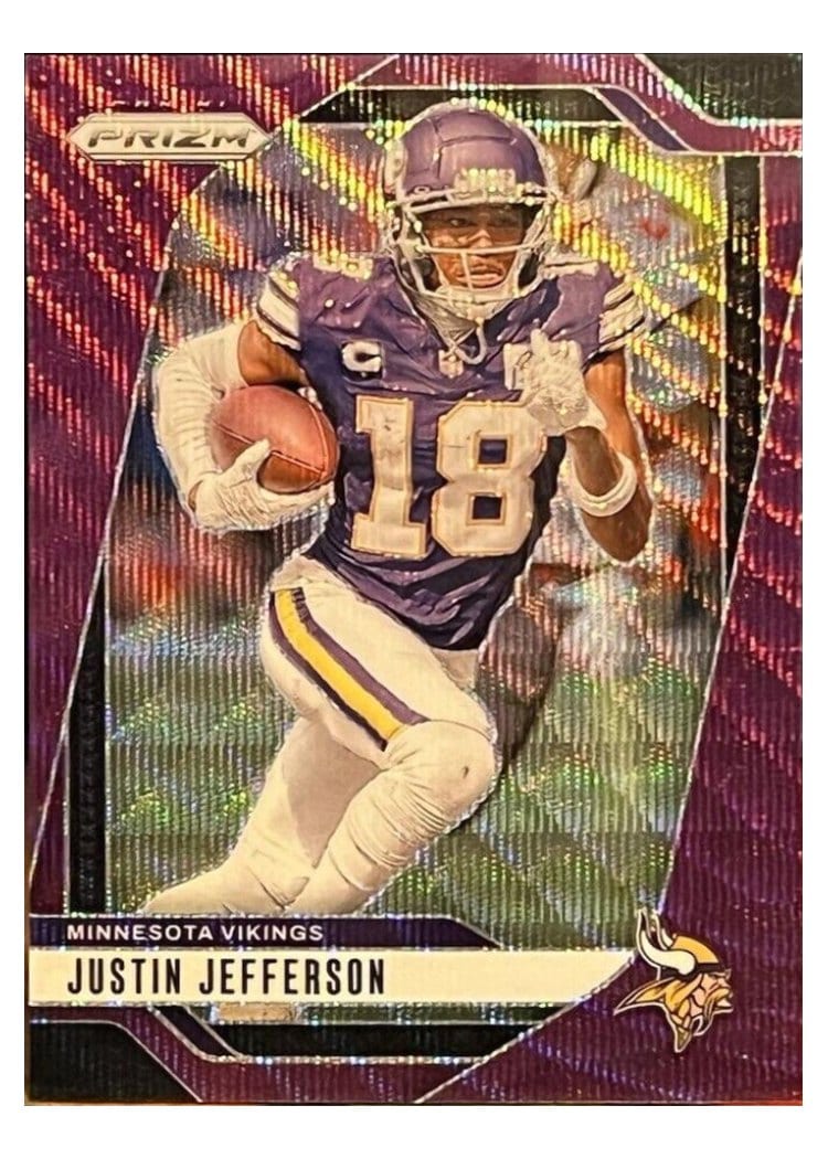 2024 Panini Prizm Base Set Justin Jefferson #187 card
