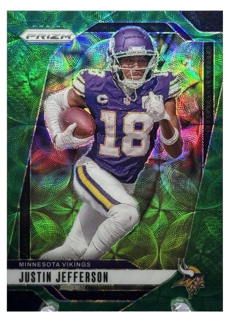 2024 Panini Prizm Base Set Justin Jefferson #187 card