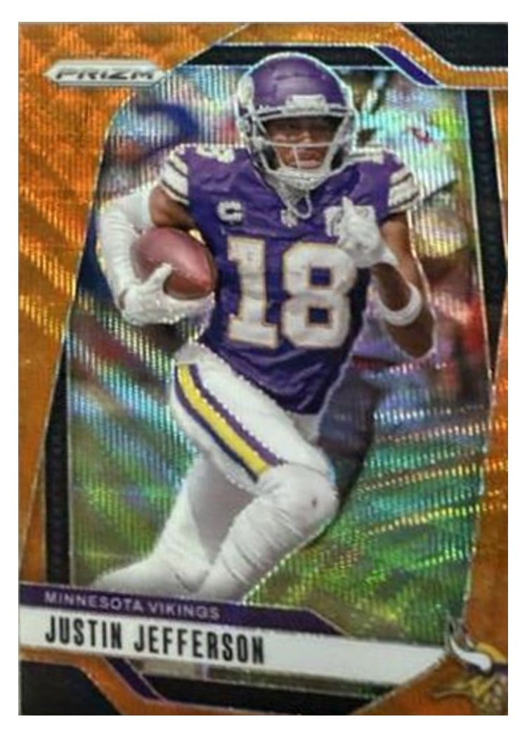2024 Panini Prizm Base Set Justin Jefferson #187 card