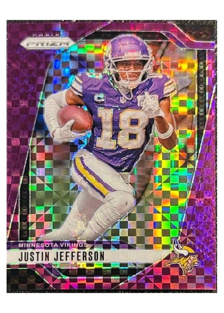 2024 Panini Prizm Base Set Justin Jefferson #187 card