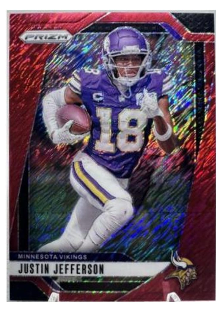 2024 Panini Prizm Base Set Justin Jefferson #187 card