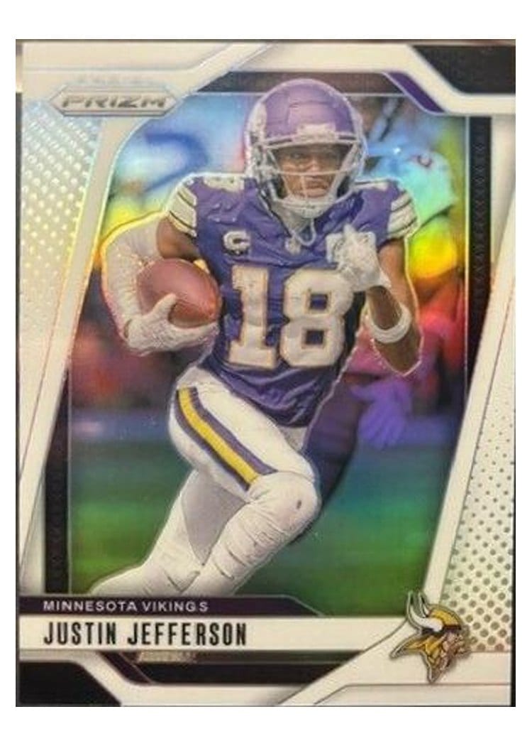 2024 Panini Prizm Base Set Justin Jefferson #187 card