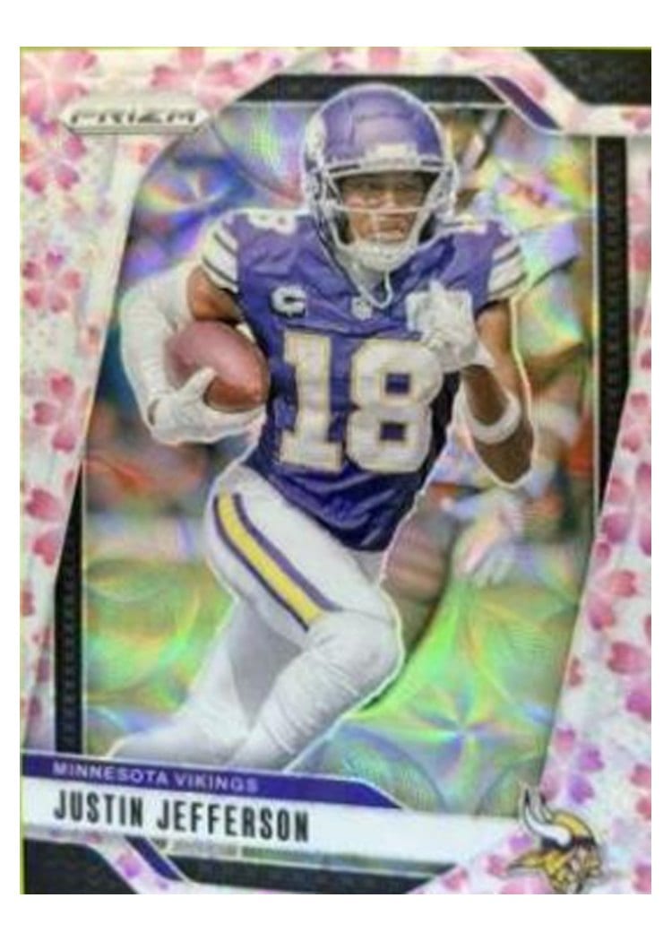 2024 Panini Prizm Base Set Justin Jefferson #187 card