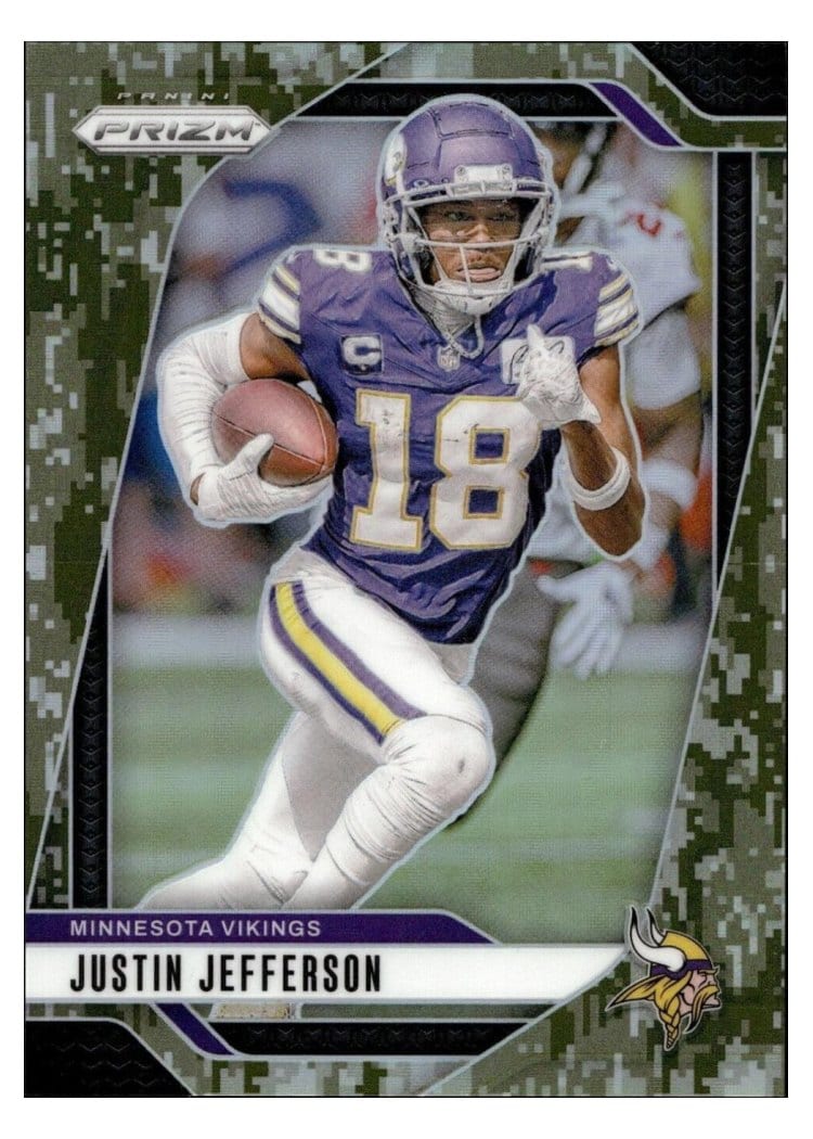 2024 Panini Prizm Base Set Justin Jefferson #187 card