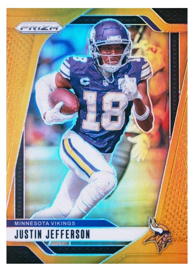 2024 Panini Prizm Base Set Justin Jefferson #187 card