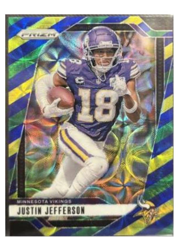 2024 Panini Prizm Base Set Justin Jefferson #187 card