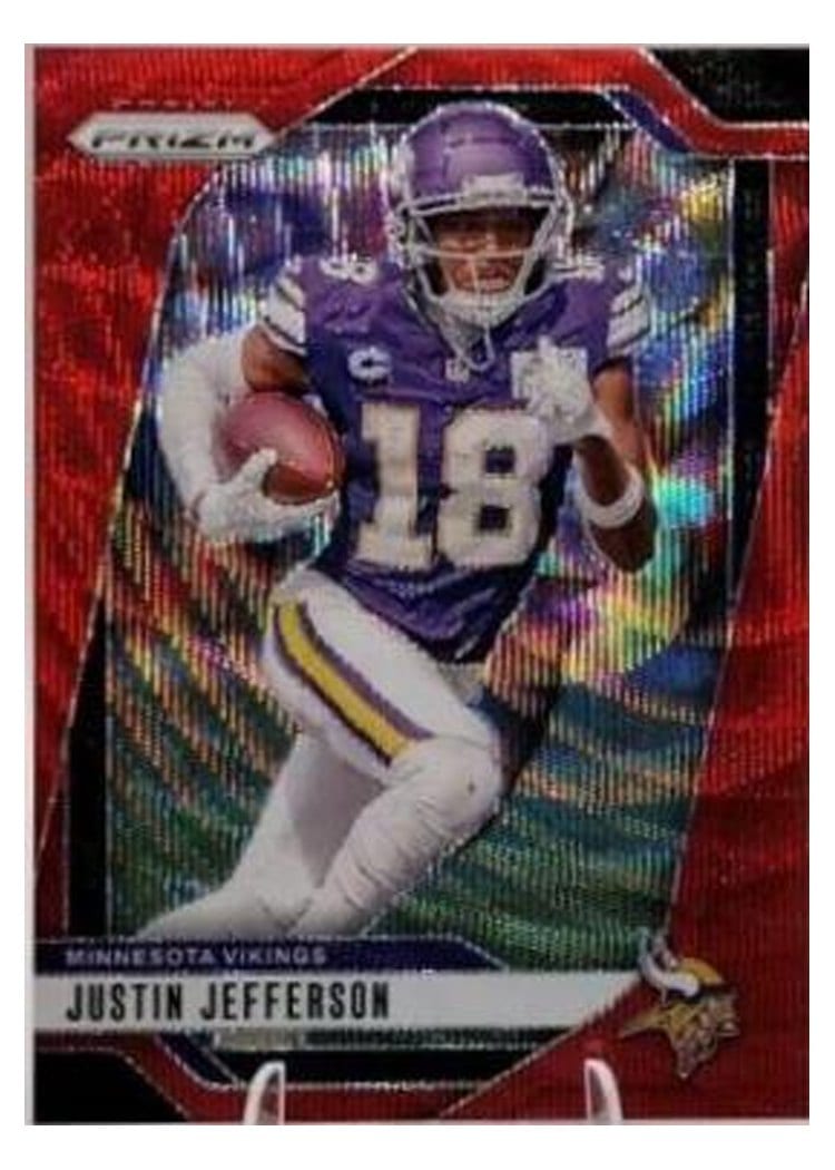 2024 Panini Prizm Base Set Justin Jefferson #187 card