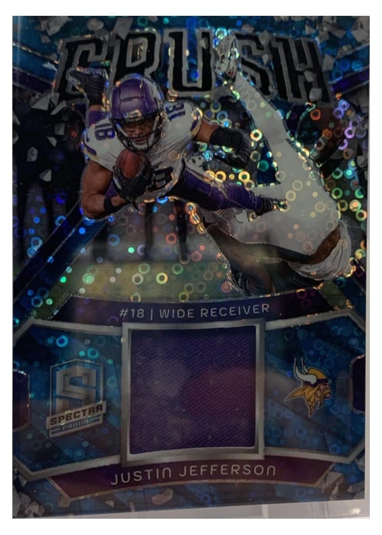 2024 Panini Spectra Crush Relics Justin Jefferson #CRU-JJN card