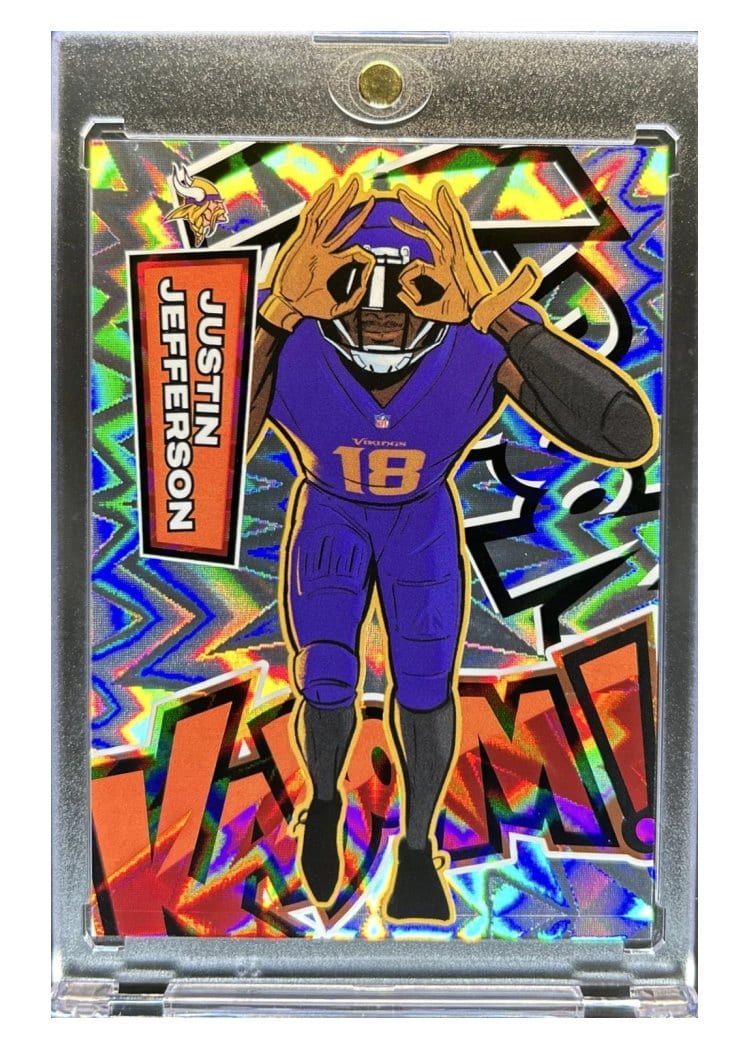 2025 Panini Absolute Kaboom! Vertical Justin Jefferson #21 card