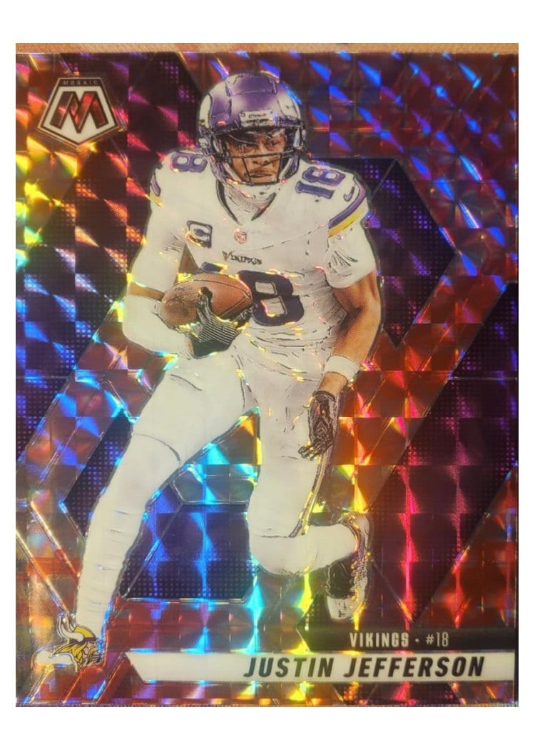 2025 Panini Mosaic Justin Jefferson #19 card