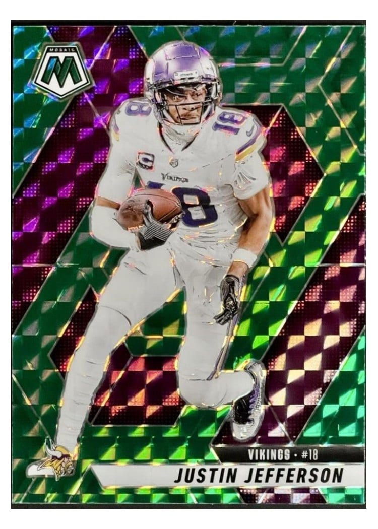 2025 Panini Mosaic Justin Jefferson #19 card