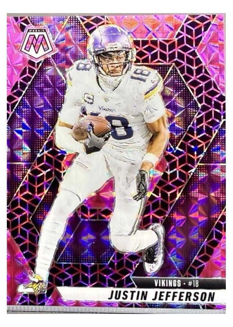 2025 Panini Mosaic Justin Jefferson #19 card
