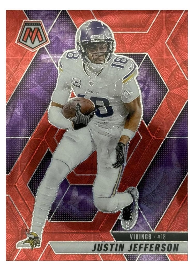 2025 Panini Mosaic Justin Jefferson #19 card