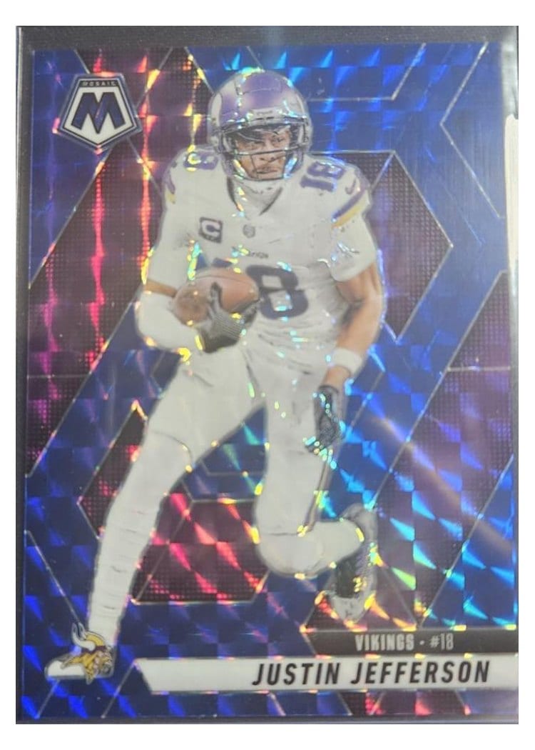 2025 Panini Mosaic Justin Jefferson #19 card