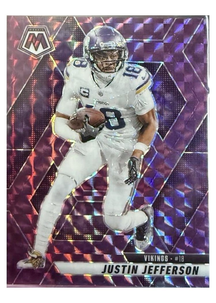 2025 Panini Mosaic Justin Jefferson #19 card